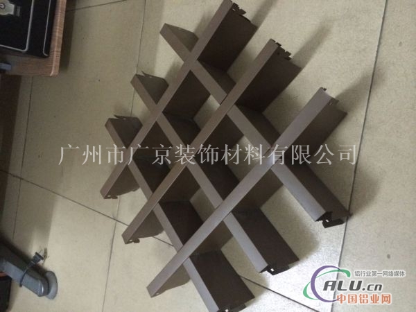 供应浙江菱形型材铝格栅