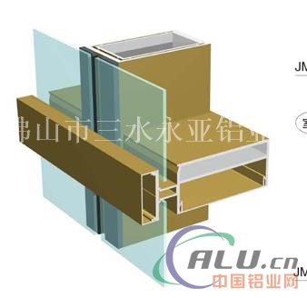 供应JM110系列幕墙铝型材