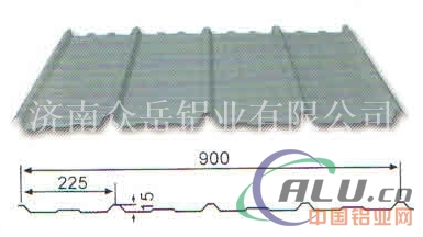 900瓦楞板900压型铝板较新价格