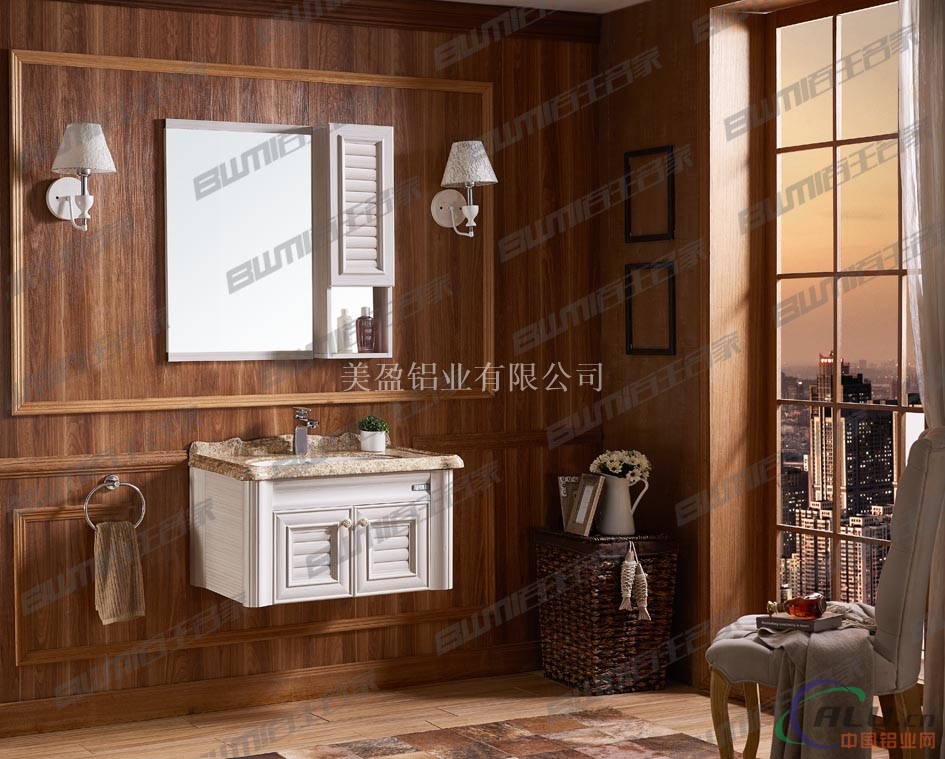 洗衣柜型材  铝合金橱柜  瓷砖铝合金柜体