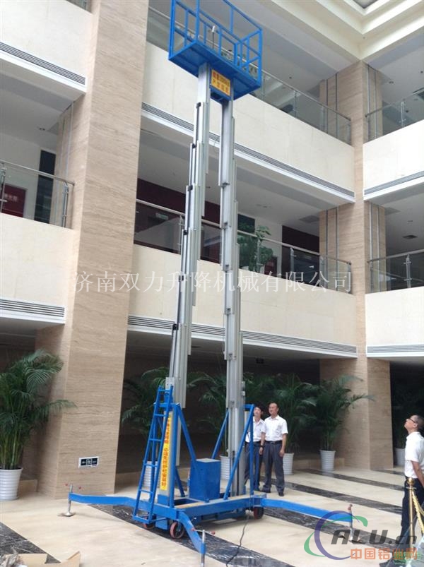双柱铝合金升降机 礼堂专项使用10米升降机