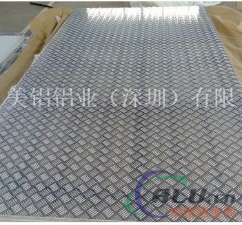 3003防滑铝板 五条筋花纹铝板 3003H24铝板