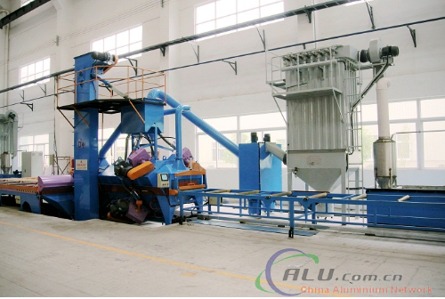 aluminum sand blasting machine