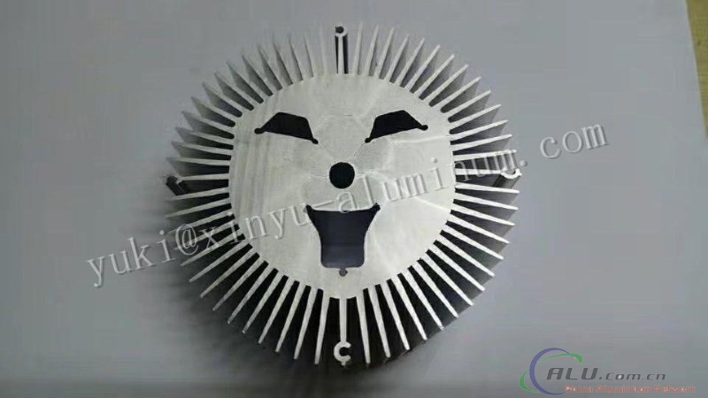 Customer Design Aluminum Heat Sink Sunflower 