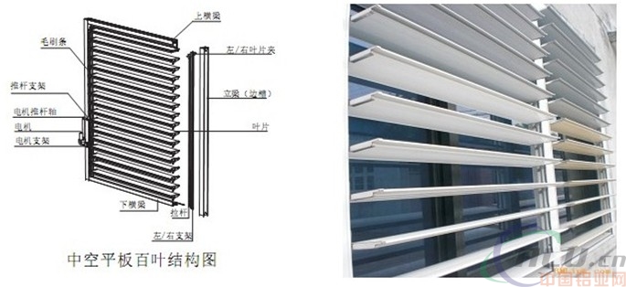 铝合金百叶 遮阳帘 铝百叶帘