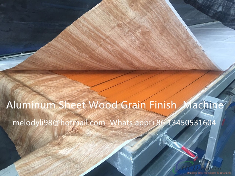 aluminum wood grain sublimation machine