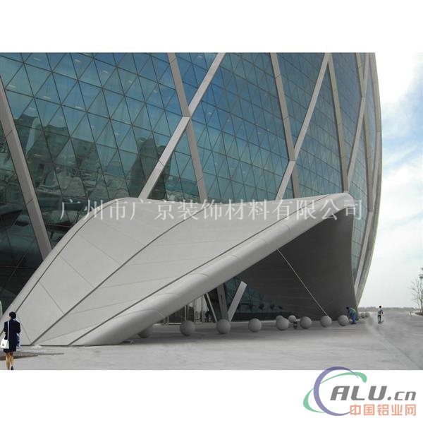 双弧铝幕墙铝单板迪拜工程建设使用出售