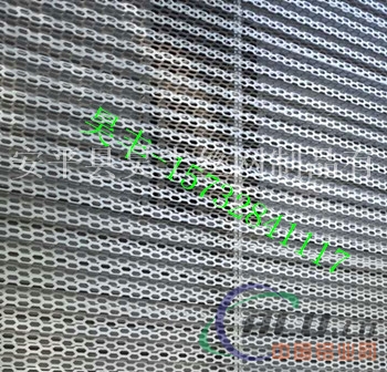 简约大气奥迪4s店幕墙装饰冲孔铝板