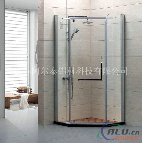 我公司光亮氧化专业淋浴房铝型材生产销售