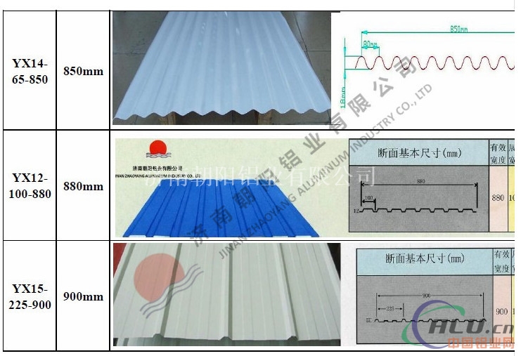 屋顶用的铝瓦板加工厂家