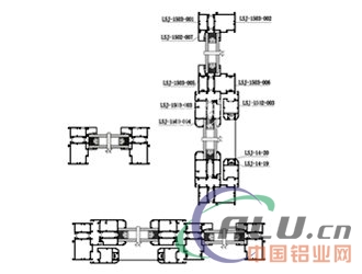 节能防蚊隔断窗铝型材价格