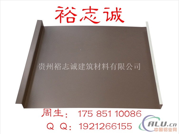 供应铝镁锰板立边双咬合屋面系统38-430