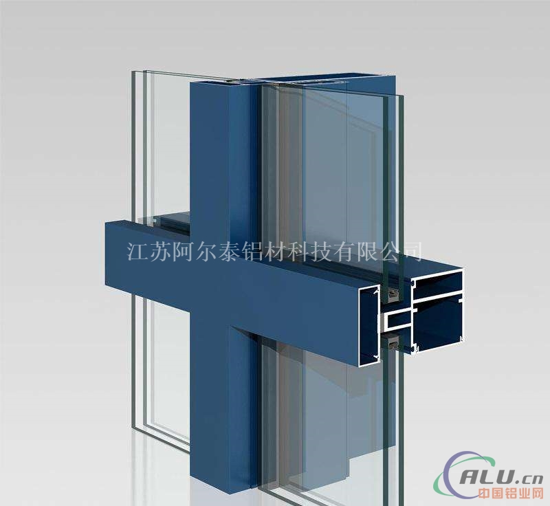 供应各类铝合金大截面幕墙铝型材