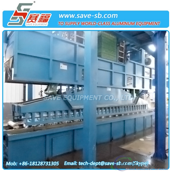 SAVE Automatic flood quenching cooling system for aluminum extrusion press lines