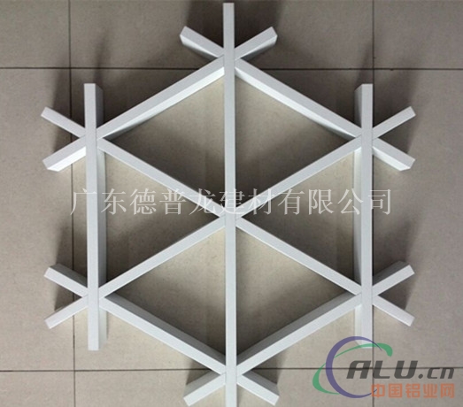 广州铝格栅厂家  木纹铝格栅天花