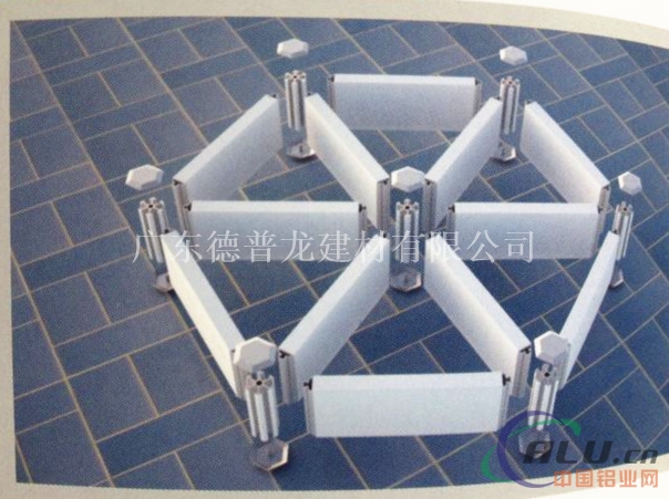 铝格栅天花 木纹铝格栅 白色铝格栅