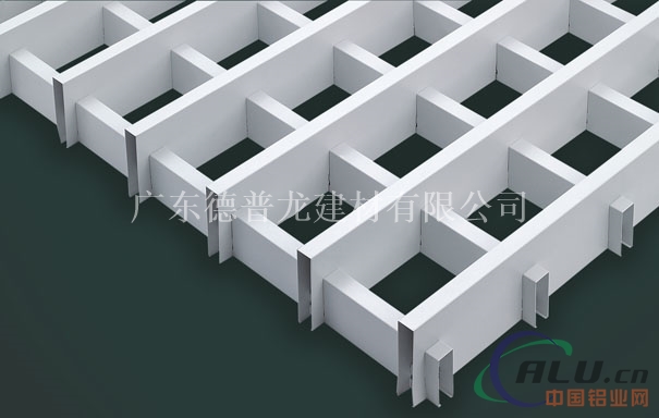 木纹铝格栅天花厂家  铝格栅多少钱一平方