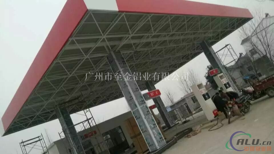 加油站专项使用包柱铝型材 铝圆角