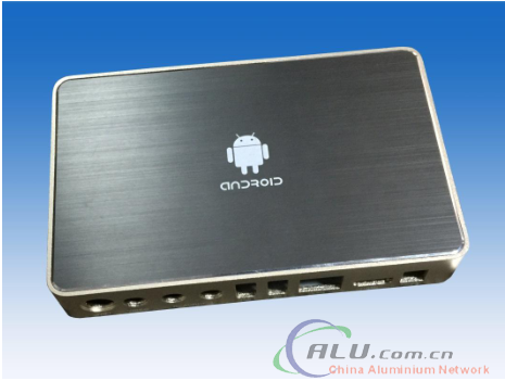 Aluminum extrusion frame box for television set-top box