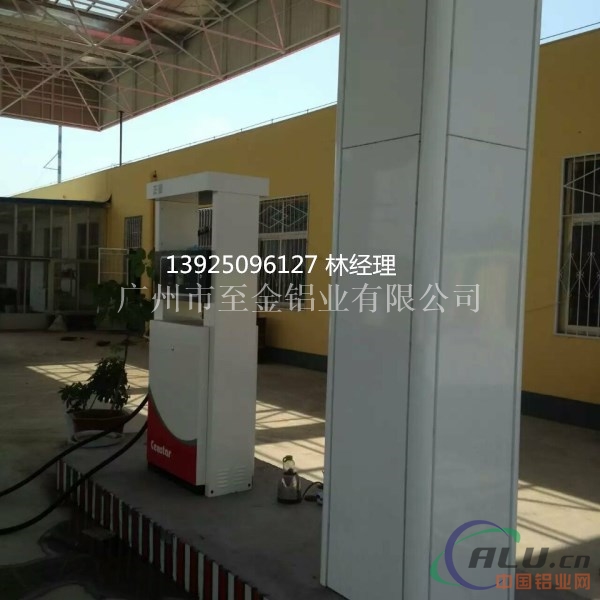 高州加油站立柱装饰包柱圆角铝厂家现货成批出售