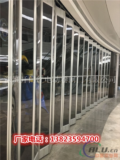 上海铝合金水晶折叠门