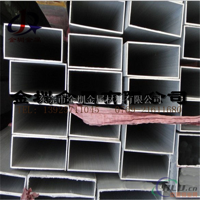氧化铝方管 6083铝方通 优质LY12加硬铝管