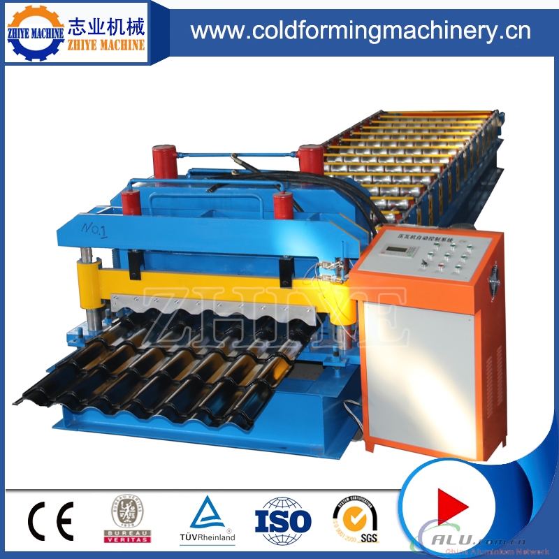 Glazed Roof Tile Metal Sheet Roll Forming Making Machine