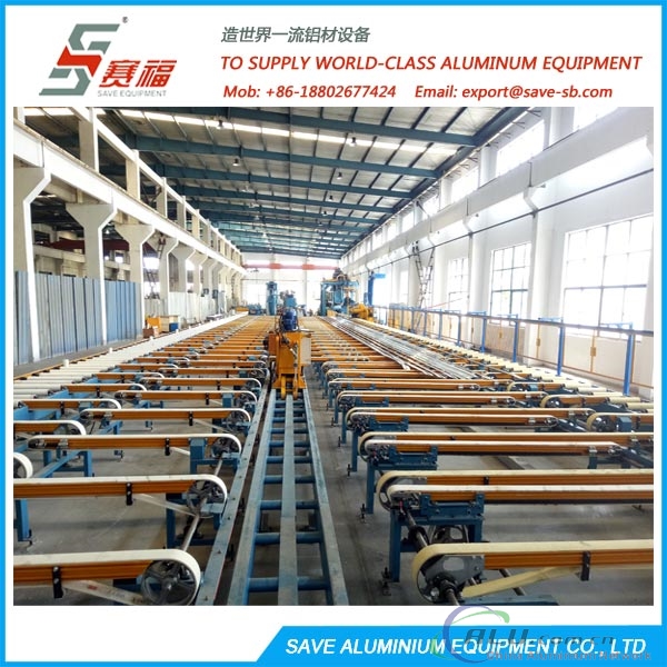 Aluminium Profile Two-Level Extrusion Table