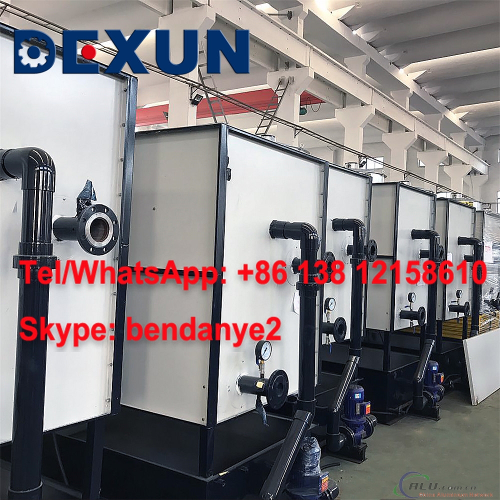 High efficiency water cooling system used for hydraulic oil