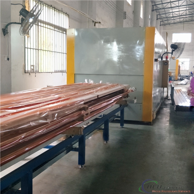 aluminum profile vacuum wood grain transfer machine 