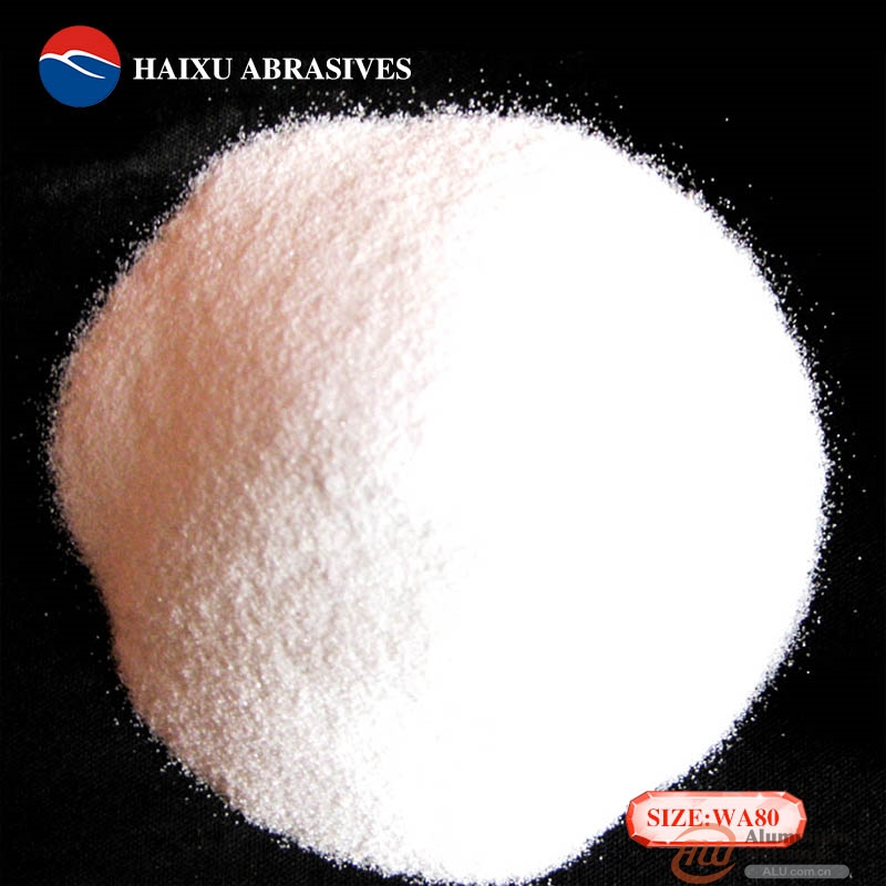 white aluminum oxide grain
