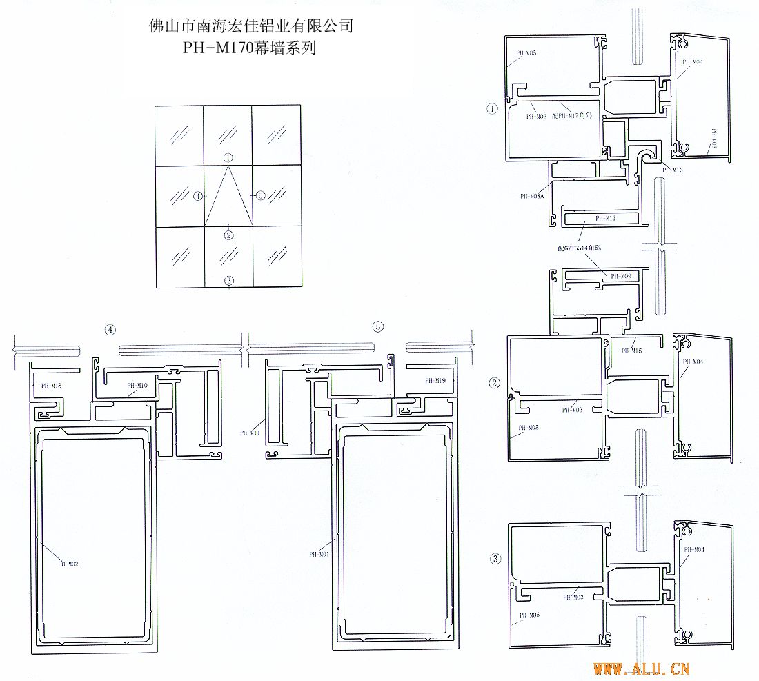 PH-M170幕墙