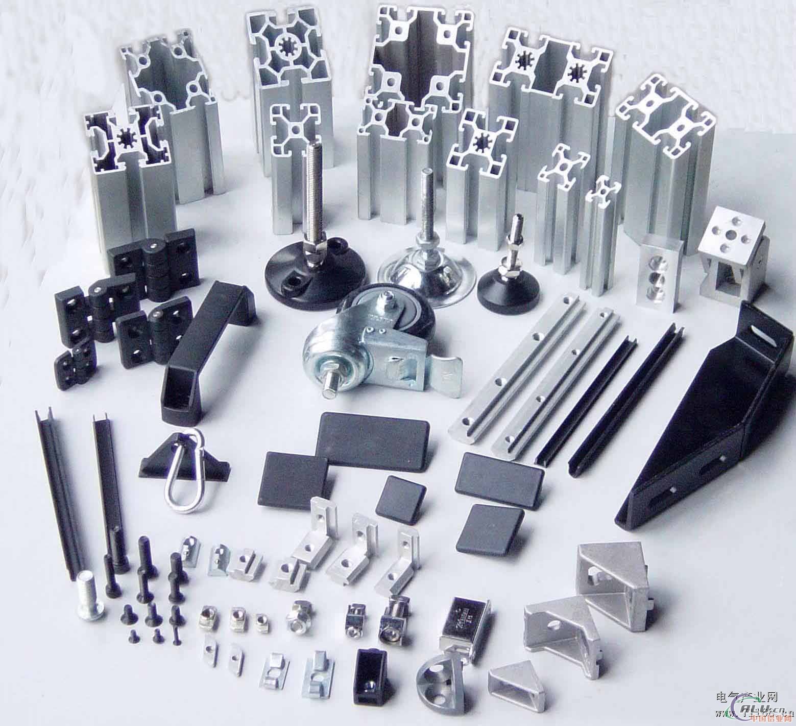 各种型号规格的铝型材