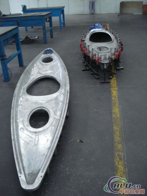 皮划艇滚塑铝合金模具加工