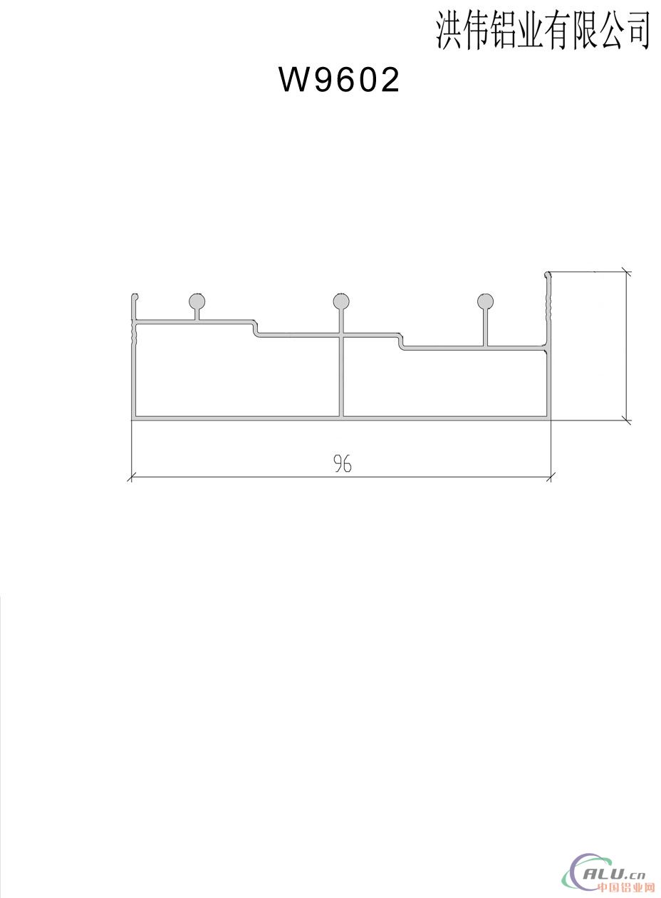 W96系列推拉窗型材