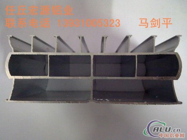 工业铝型材断桥铝管散热器LED边框