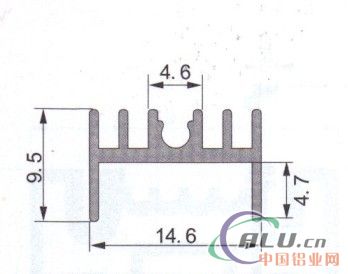 供应铝型材  电子 散热器