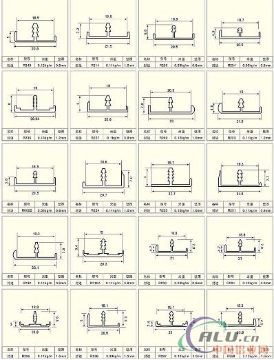 屏风铝材隔断铝材铝包边铝材