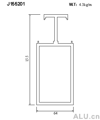 155 series curtain wall