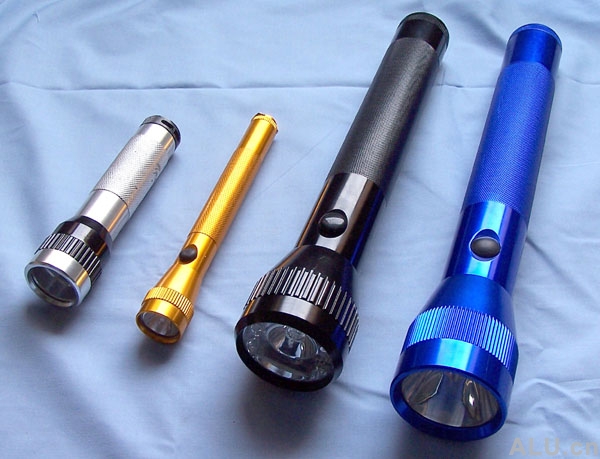 aluminium alloy flashlight aluminium pipe material