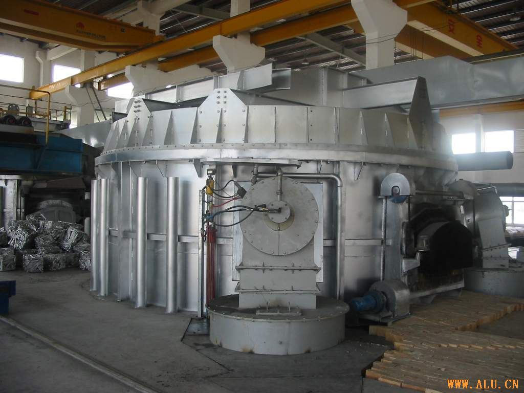 T25 circular form aluminium liquation furnace