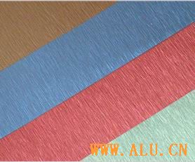 供应各种规格颜色的拉丝铝箔板卷