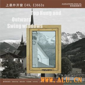 Aluminium Top Hung and Swing Window