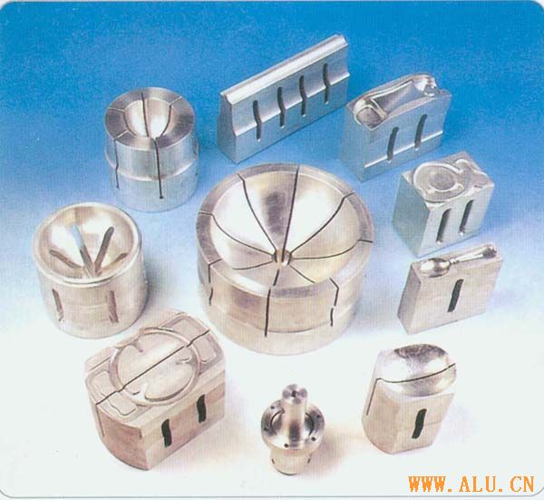 Mould made of 7075T651 type aluminium