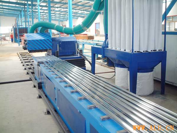 Polishing machine of aluminium profile 2