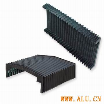 flexible accordion type guide shield