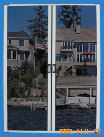 double retractable screen door