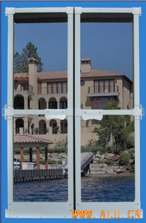 double hinged screen door