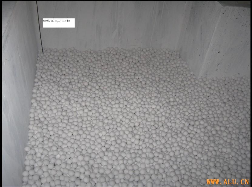 alumina gravel for molten aluminium filtration