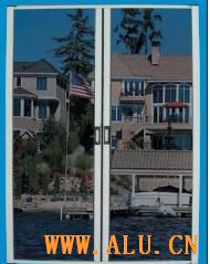 double retractable screen door